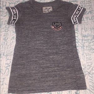 Grey t shirt; size S